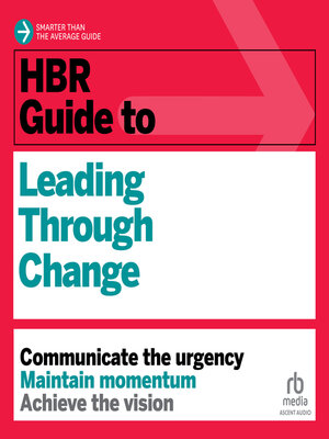 cover image of HBR Guide to Leading Through Change